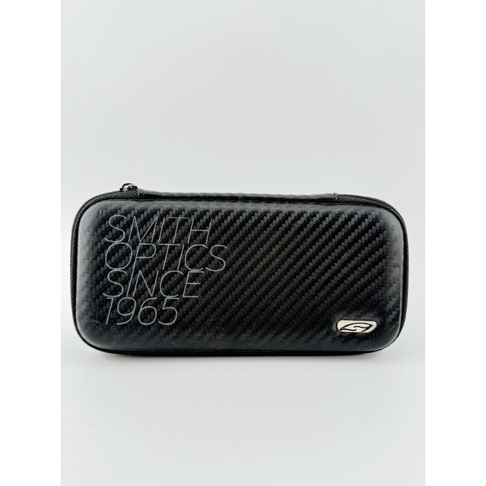 SMITH Optics Semi-Hard‎ Eyeglasses/Sunglasses Carbon Fiber Lined Zipper Case J